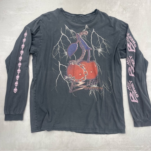 Tops - Cherry Grunge Long Sleeve T-Shirt